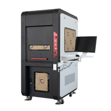 20W 30W JPT MOPA Fiber Laser Marking Machine สำหรับการพิมพ์สีบนโลหะ Stainless Steel Aluminium