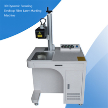 3D Dynamic Focus 30w 50w 60w 100w 120w Fiber Laser Marking Machne สำหรับพื้นผิวโค้ง, การทำเครื่องหมายบรรเทา, การทำเครื่องหมาย 3D