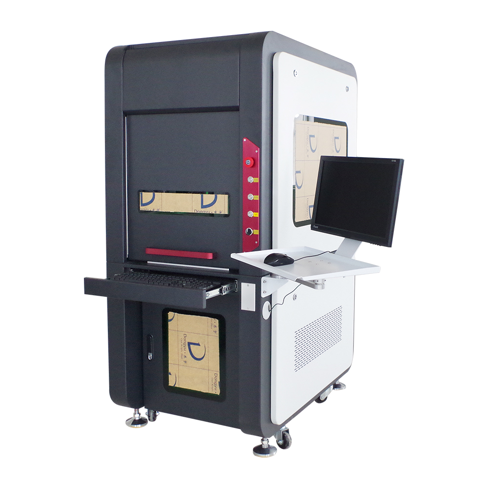 20W 30W JPT MOPA Fiber Laser Marking Machine สำหรับการพิมพ์สีบนโลหะ Stainless Steel Aluminium