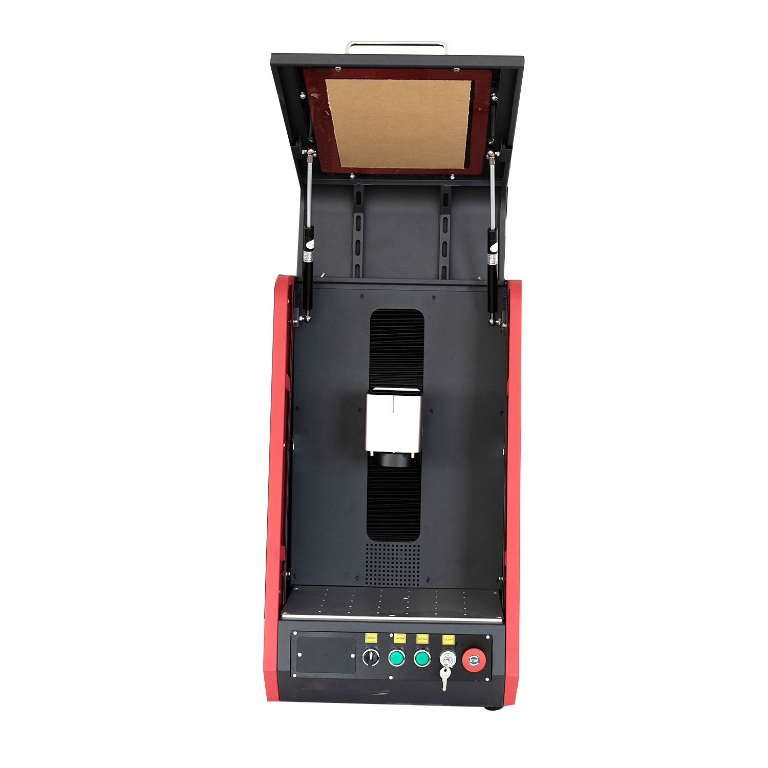เครื่องพิมพ์เลเซอร์ไฟเบอร์ Raycus 100w สำหรับโลหะ 60W 80W JPT Fiber Laser Marking Machine