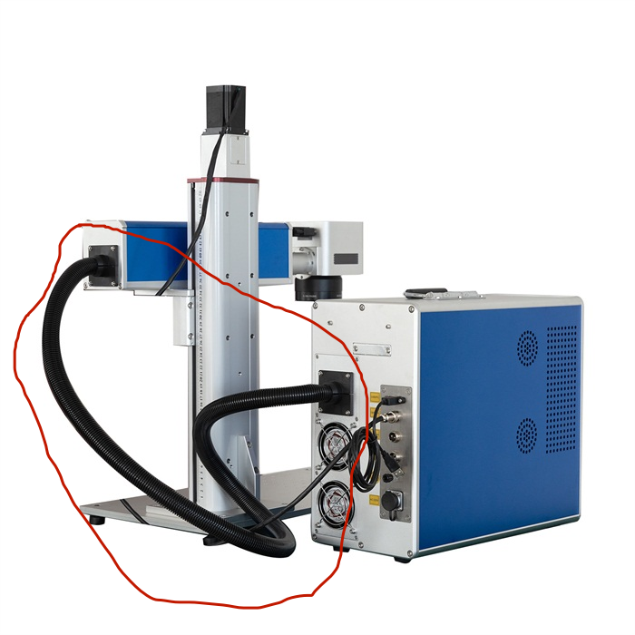 เครื่องไฟเบอร์เลเซอร์สำหรับขายโรงงานโดยตรงราคา 30w Mopa Fiber Laser Marking Machine
