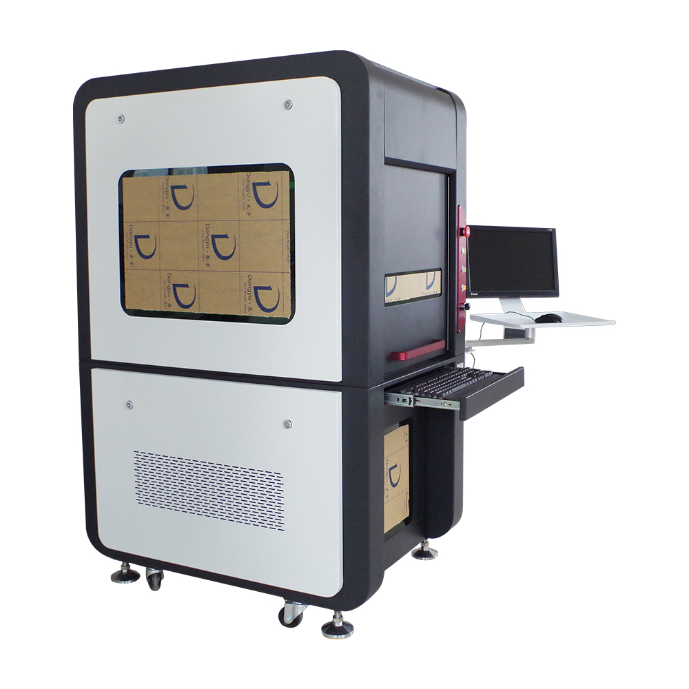 20W 30W JPT MOPA Fiber Laser Marking Machine สำหรับการพิมพ์สีบนโลหะ Stainless Steel Aluminium